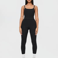Go Getter Activewear Jumpsuit Black