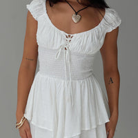 Sullivans Tie Up Romper White