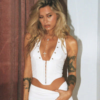 Palladia PU Jordy Corset White