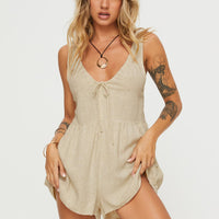 Mackellar Romper Beige