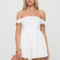 As I Am Romper White