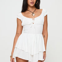 Sullivans Tie Up Romper White