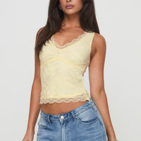 Far Away Top Yellow