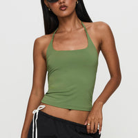 Ezekiel Nylon Top Green