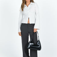 Anni Pinstripe Shirt White