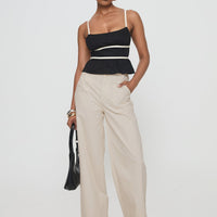 Daxon Top Black / Cream