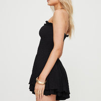 Ellys Strapless Romper Black