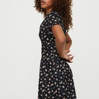 Kezai Romper Black Floral