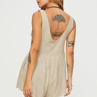 Mackellar Romper Beige