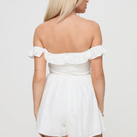 As I Am Romper White