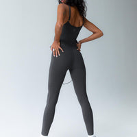 Go Getter Activewear Jumpsuit Grey