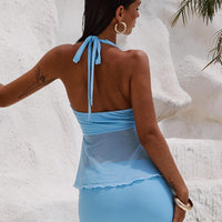 Electrified Hardware Detail Top Blue