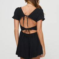 Vitale Romper Black