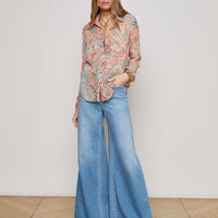 Laurent Paisley Blouse