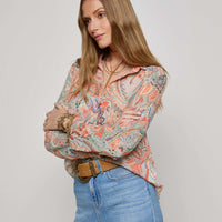 Laurent Paisley Blouse