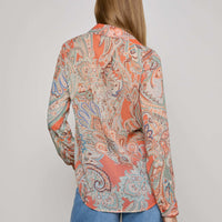 Laurent Paisley Blouse