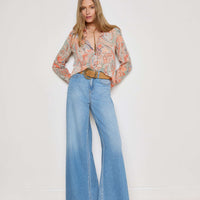 Laurent Paisley Blouse