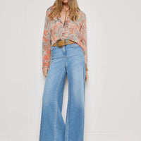 Laurent Paisley Blouse
