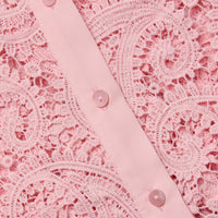 Odelia Cropped Lace Blouse