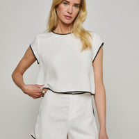Ilana Linen-Blend Top