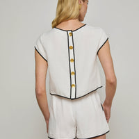 Ilana Linen-Blend Top