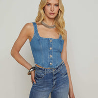 Saga Denim Top
