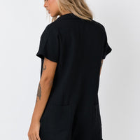 Vixen Romper Black