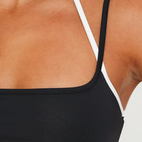 Premier Layered Tank Top Black