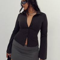 Anni Stripe Shirt Pinstripe
