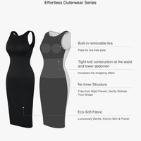 Shapewear Eco-Friendly Off Shoulder Seamless Dress