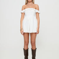As I Am Romper White