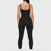 Go Getter Activewear Jumpsuit Black