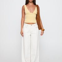 Sublime Ruched Top Yellow