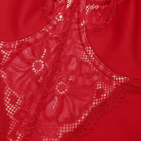 Shapewear Tummy Control Lace Inset Midi Dress