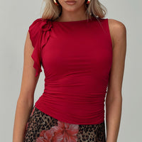 Rendezvous Top Crimson