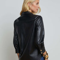 Avina Leather Shirt