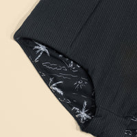 Sand Dollar Surf Shorts With Pockets - Black