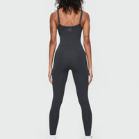 Go Getter Activewear Jumpsuit Grey