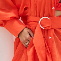 I Need a Vacation Shirt Dress - Poppy