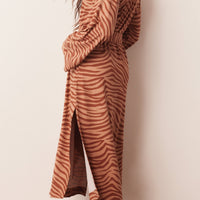 Kaia Cloud Jersey Kimono Robe in Bengal
