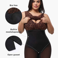 Shapewear Leopard Cowl Neck Ruched Sculpting Maxi Dress