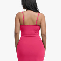 Shapewear Sculpting Side Slit Mini Dress