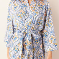 Vera Cloud Jersey Midi Robe in Villeroy