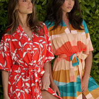 Marisa Cloud Jersey Short Robe in Zen