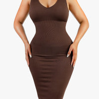 Shapewear Seamless Sleeveless Slimming Dress Set