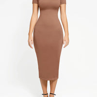Shapewear Eco-Friendly Sculpting Seamless Midi Dress Set