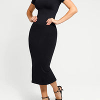 Shapewear Eco-Friendly Sculpting Seamless Midi Dress Set