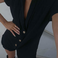 Vixen Romper Black