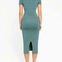 Shapewear Eco-Friendly Sculpting Seamless Midi Dress Set