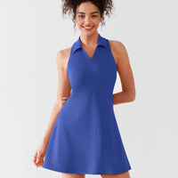 BRXL Workout Polo Collar Tennis Golf Dress